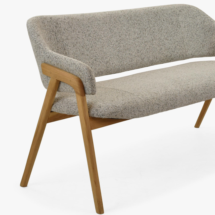 Lavice do jídelny v šedé barvě  - 8