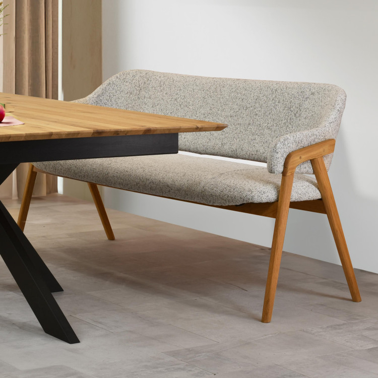 Lavice do jídelny v šedé barvě  - 11