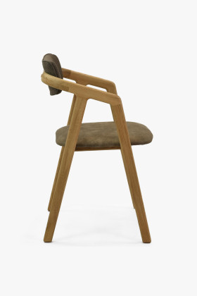 Prémium tölgyfa szék - párnázott  - 0 2