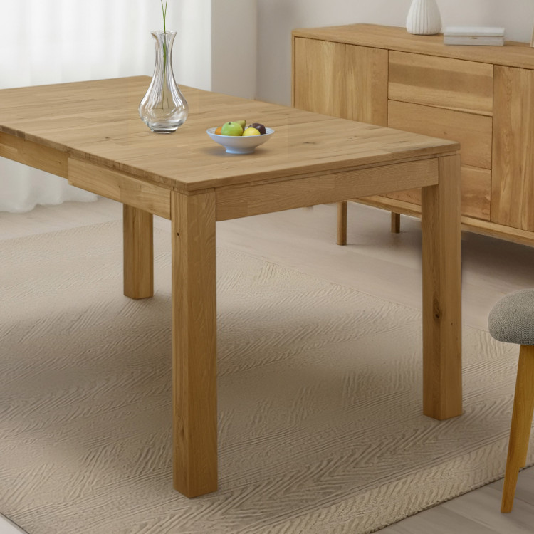 Asztal 120 x 80 és 4 tölgyfa szék  - 13