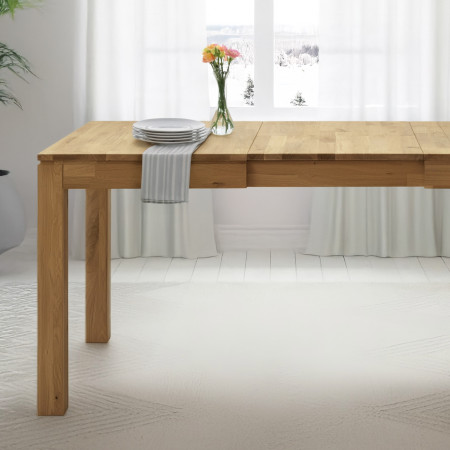 Asztal 120 x 80 és 4 tölgyfa szék  - 16