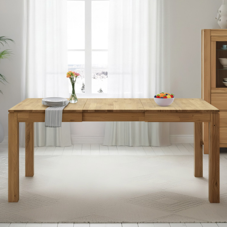 Asztal 120 x 80 és 4 tölgyfa szék  - 17