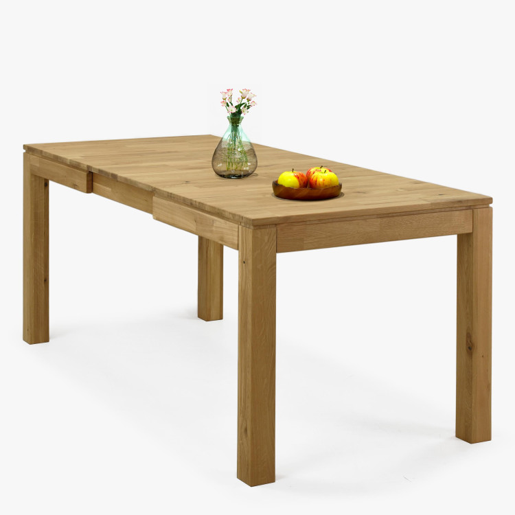 Asztal 120 x 80 és 4 tölgyfa szék  - 18