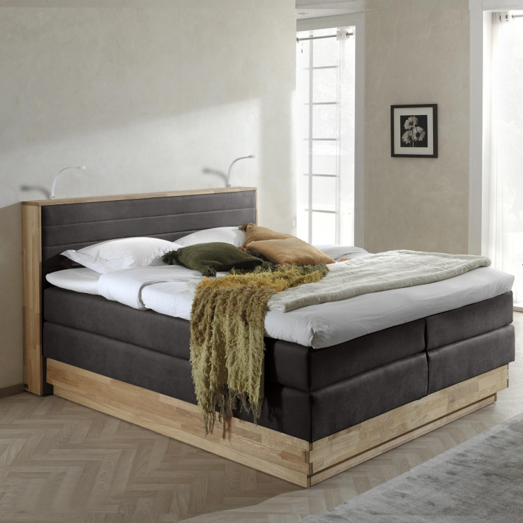 Postel boxspring tárolóhellyel, Moneta 200 - szövetválaszték  - 5