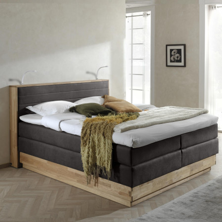Postel boxspring tárolóhellyel, Moneta 200 - szövetválaszték  - 5