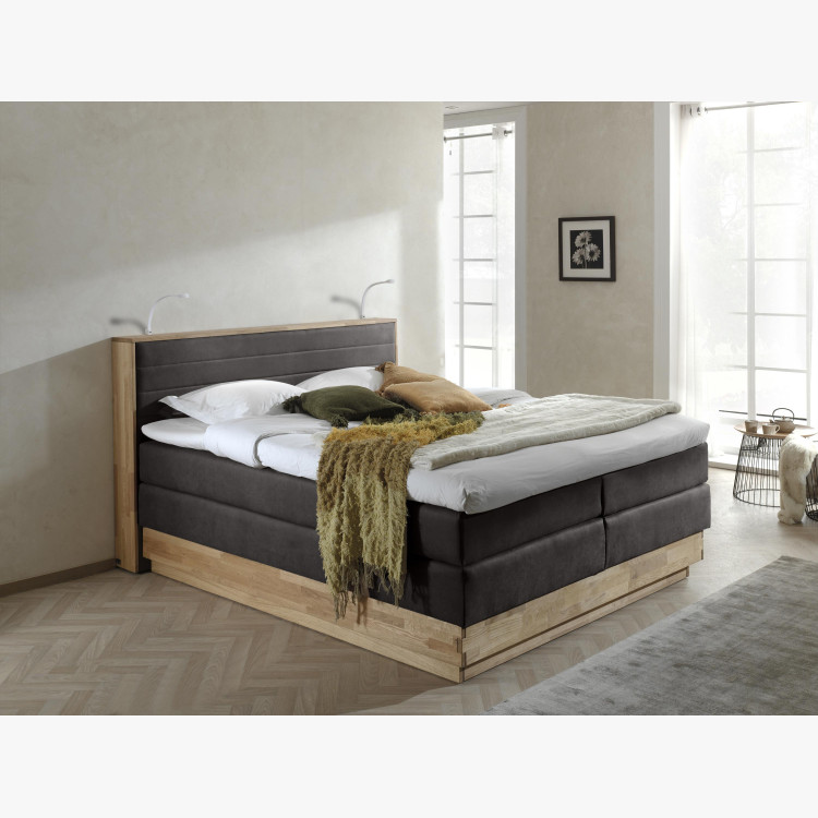 Postel boxspring tárolóhellyel, Moneta 200 - szövetválaszték  - 6