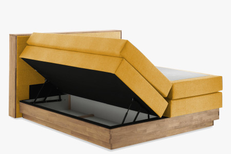 Postel boxspring tárolóhellyel, Moneta 180 - anyagválaszték  - 5