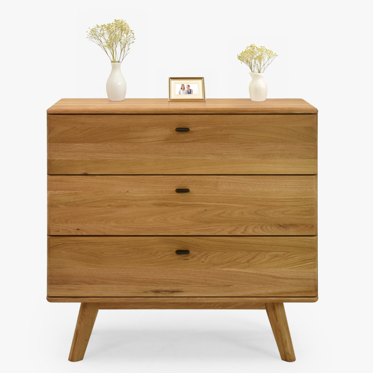Dub tölgy fiókos komód lábakkal  - 2
