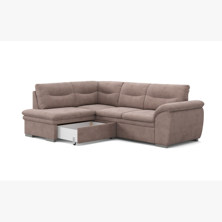 Sarok ülőgarnitúra ágyazható, ágyneműtartóval LEANDRA OTM/SK - 2F  - 3