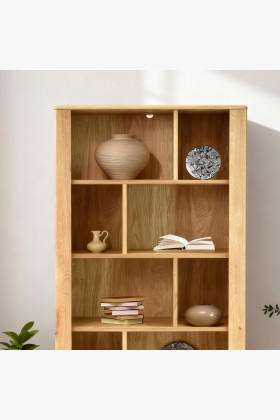 Tölgyfa polc lábakkal  - 0 2