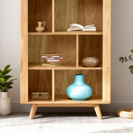 Tölgyfa polc lábakkal  - 2