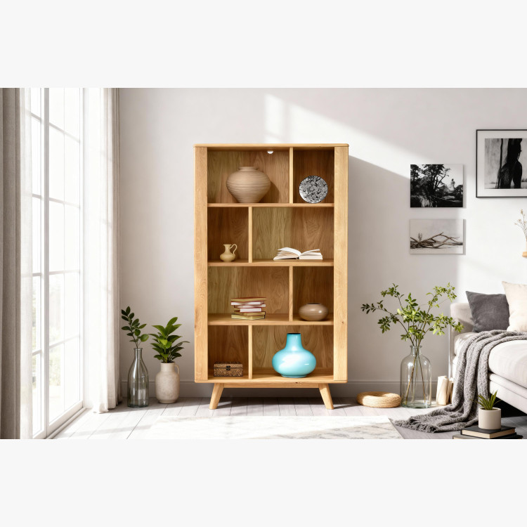 Tölgyfa polc lábakkal  - 3