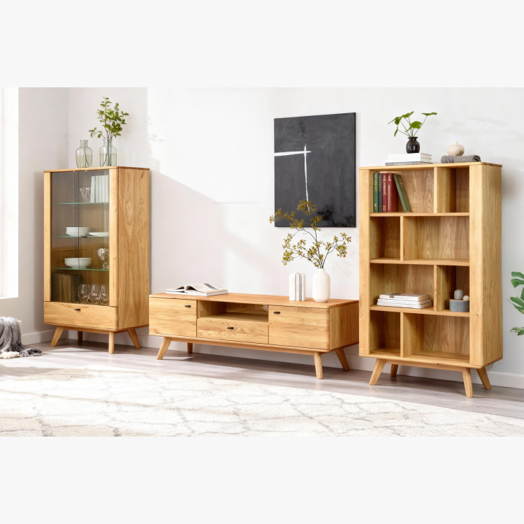 Tölgyfa polc lábakkal  - 5