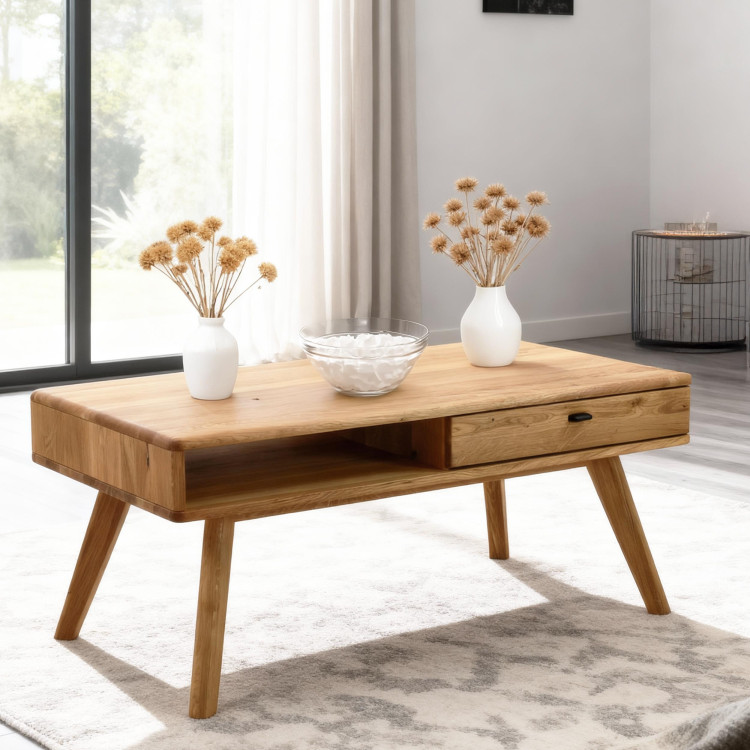 Konferencia dohányzóasztal tölgy 110 x 60 cm  - 0