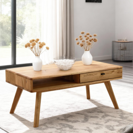 Konferencia dohányzóasztal tölgy 110 x 60 cm  - 0