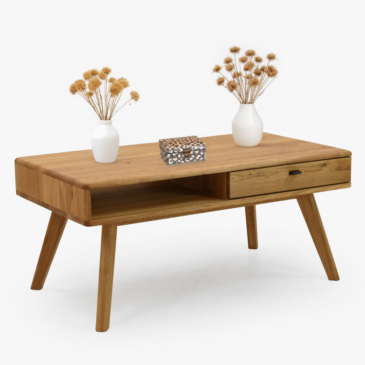 Konferencia dohányzóasztal tölgy 110 x 60 cm  - 4