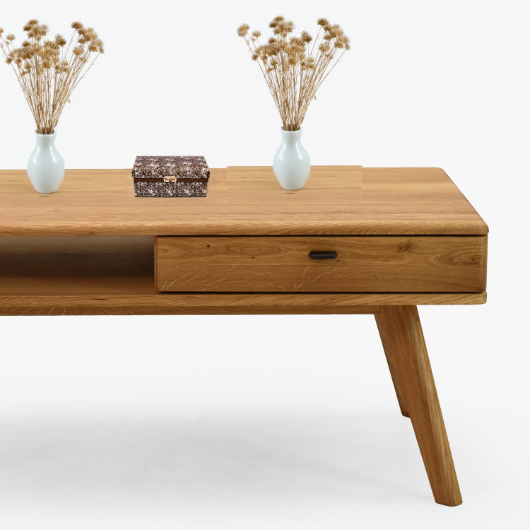 Konferencia dohányzóasztal tölgy 110 x 60 cm  - 5