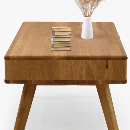 Konferencia dohányzóasztal tölgy 110 x 60 cm  - 7