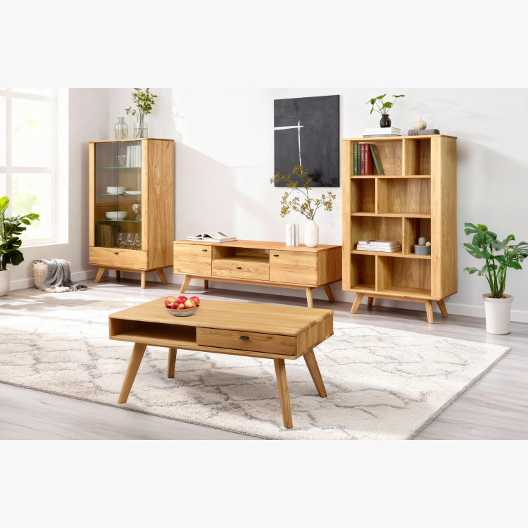 Konferencia dohányzóasztal tölgy 110 x 60 cm  - 10