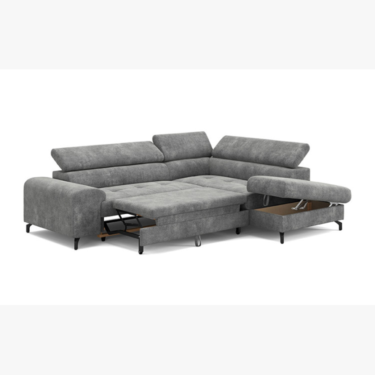 Sarokkanapé ágyazható funkcióval, jobb sarok  - 5