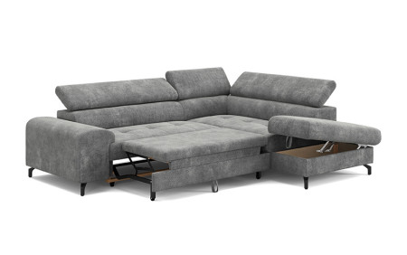 Sarokkanapé ágyazható funkcióval, jobb sarok  - 5