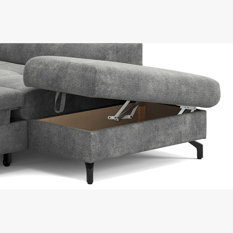 Sarokkanapé ágyazható funkcióval, jobb sarok  - 6