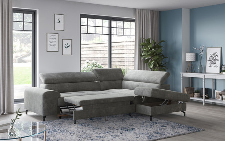 Sarokkanapé ágyazható funkcióval, jobb sarok  - 9