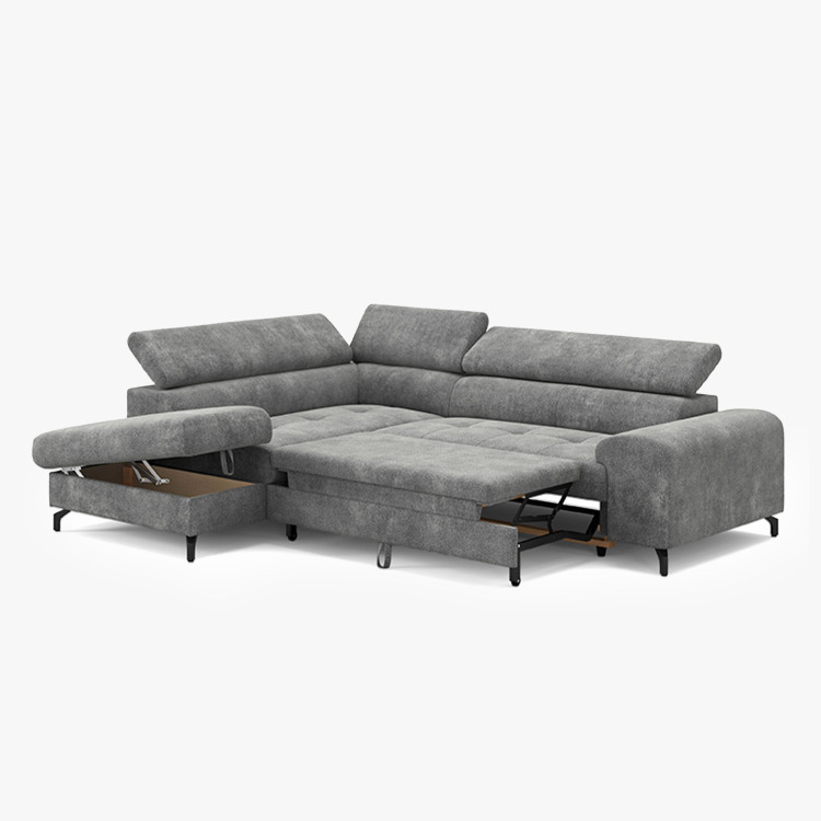 Sarokkanapé ágyazható funkcióval, bal sarok  - 1