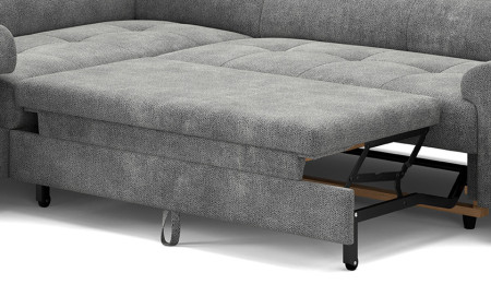 Sarokkanapé ágyazható funkcióval, bal sarok  - 3