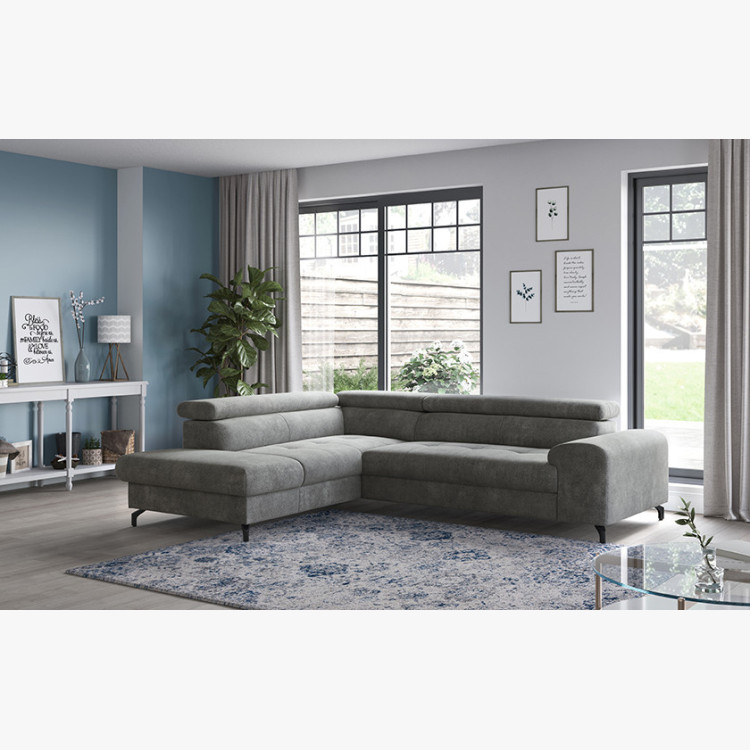 Sarokkanapé ágyazható funkcióval, bal sarok  - 4