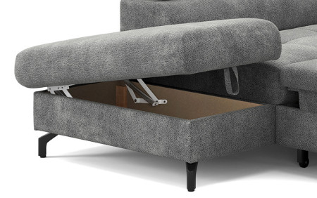 Sarokkanapé ágyazható funkcióval, bal sarok  - 5