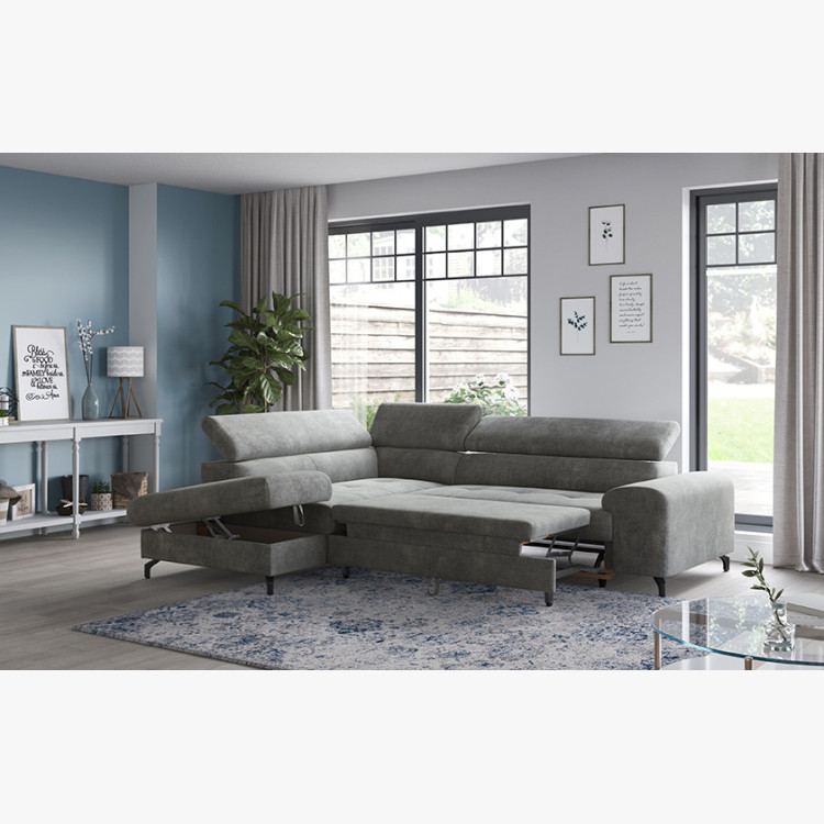 Sarokkanapé ágyazható funkcióval, bal sarok  - 6