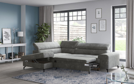 Sarokkanapé ágyazható funkcióval, bal sarok  - 6