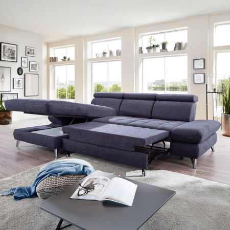 Carolina sarokkanapé funkciókkal, bal sarok  - 1