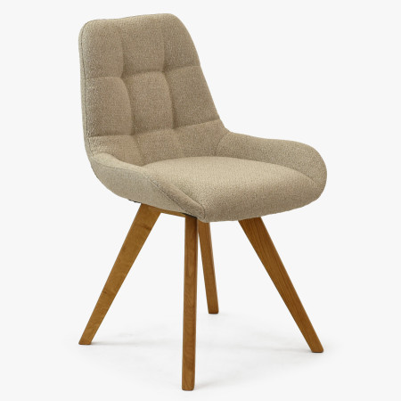 Kényelmes étkezőszék, matt szürke  - 0