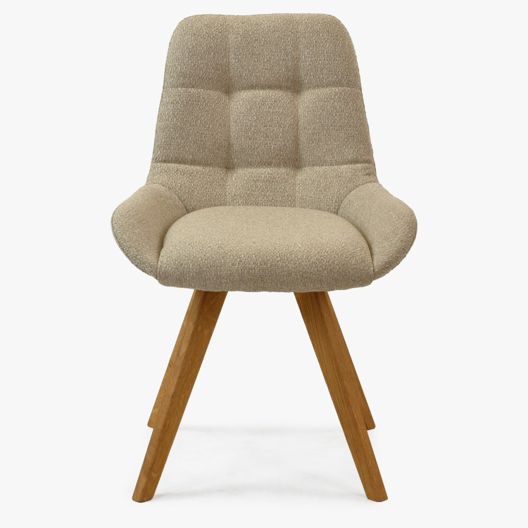 Kényelmes étkezőszék, matt szürke  - 3