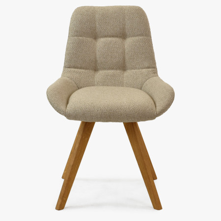 Kényelmes étkezőszék, matt szürke  - 3