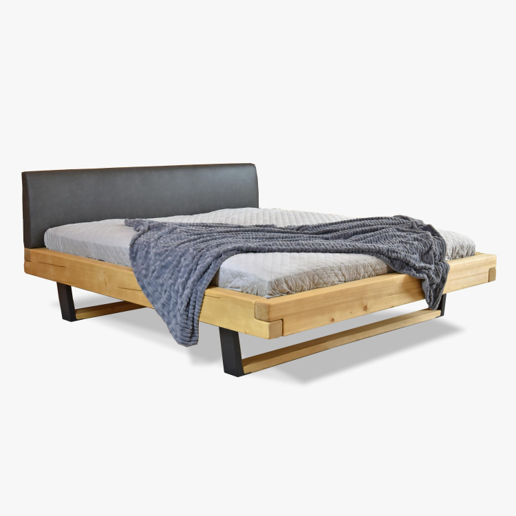 Laura fenyő masszív ágy lábakon, 160 x 200 cm  - 1