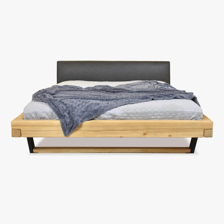 Laura fenyő masszív ágy lábakon, 160 x 200 cm  - 3