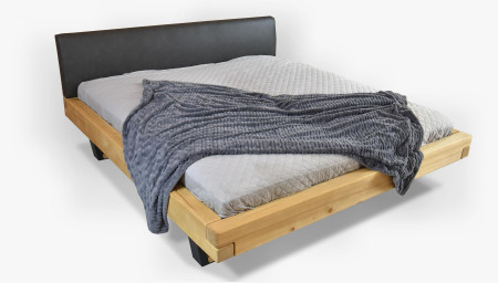 Laura fenyő masszív ágy lábakon, 160 x 200 cm  - 5