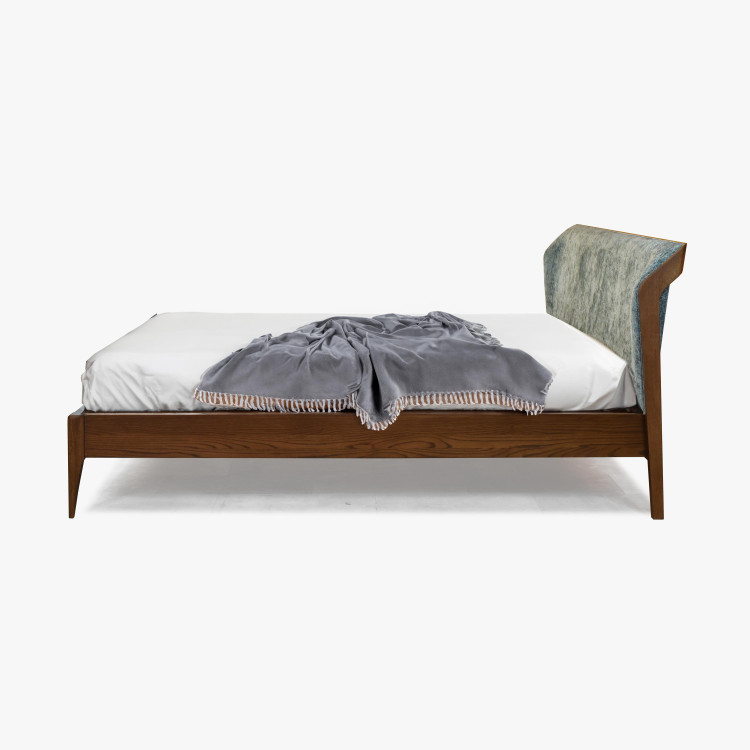 Retro ágy támlával - zöld, 180 x 200 cm  - 7