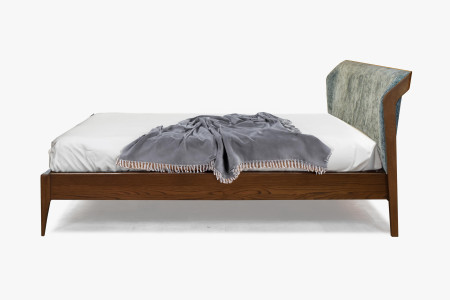 Retro ágy támlával - zöld, 180 x 200 cm  - 7