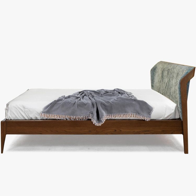 Retro ágy támlával - zöld, 180 x 200 cm  - 8