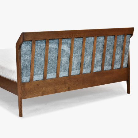 Retro ágy támlával - zöld, 180 x 200 cm  - 11