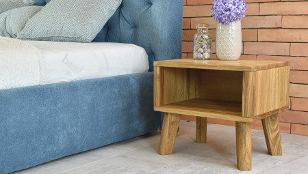 Tölgyfa Marina éjjeli szekrény  - 7