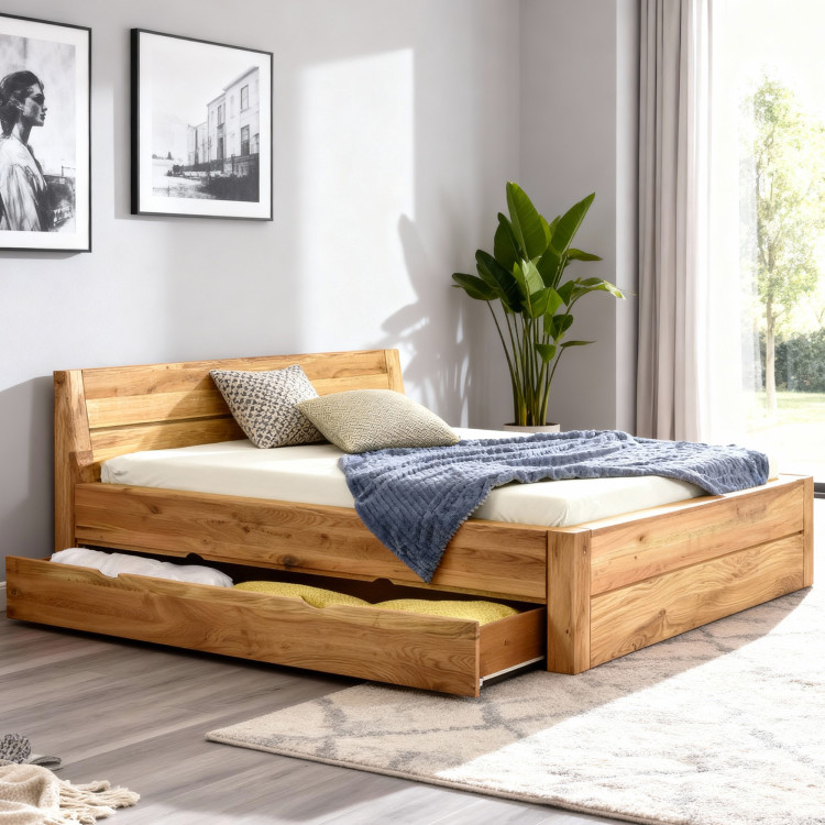 Masszív ágy tárolóhellyel, Julia 160 x 200 cm  - 0