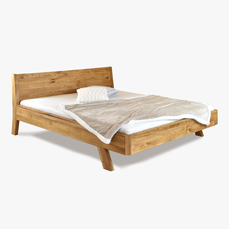 Tömör tölgy ágy, marina 180 x 200 cm  - 1