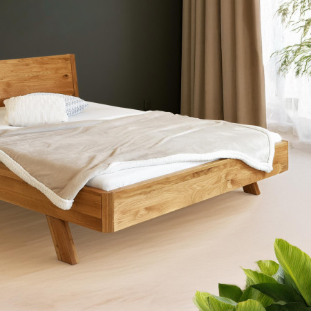 Tömör tölgy ágy, marina 180 x 200 cm  - 10