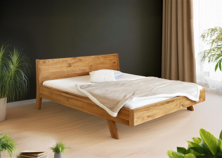 Tömör tölgy ágy, marina 180 x 200 cm  - 11