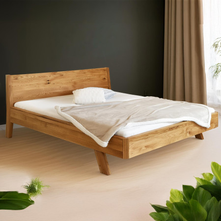 Tömör tölgy ágy, marina 180 x 200 cm  - 12